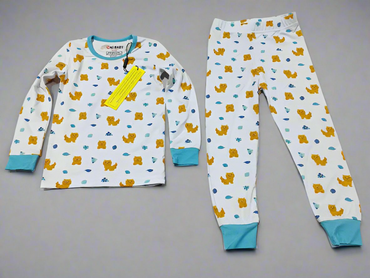 Blue Shisa 2-Piece Pajama